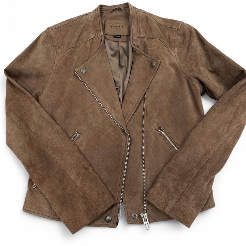Blank NYC Taupe Suede Jacket